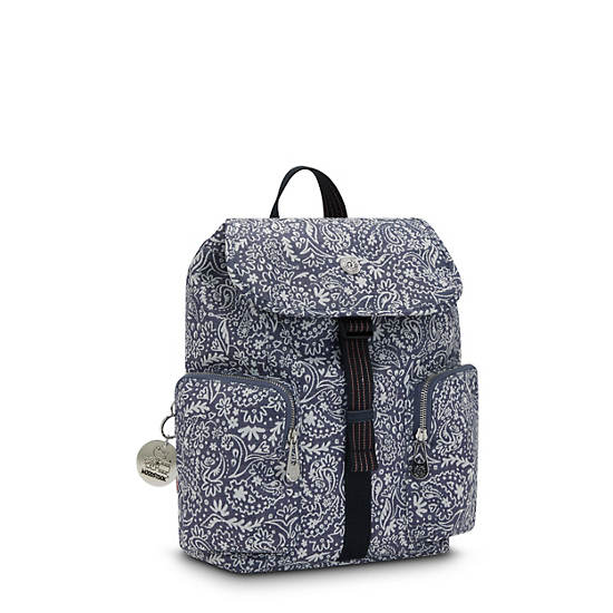 Kipling Anto Woodstock Sırt Çantaları Beyaz Mavi | TR 1676SG